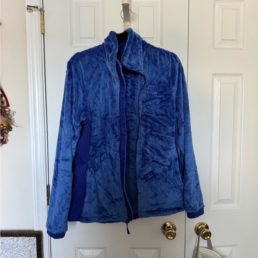 The North Face Women's Blue Teddy Jacket